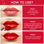 Buy Colorbar Cosmetics Matte Touch Lipstick Mini-Electric Red - Purplle