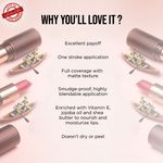 Buy Colorbar Cosmetics Matte Touch Lipstick Mini-Electric Red - Purplle
