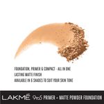 Buy Lakme 9 To 5 Primer + Matte Powder Foundation Compact - Rose Silk (9 g) - Purplle