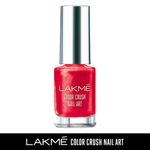 Buy Lakme Color Crush Nail Art - Vermilion Red M4 (6 ml) - Purplle