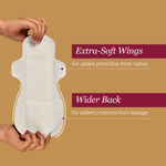 Buy Carmesi Sensitive - Sanitary Pads for Rash-Free Periods (5 L + 5 XL) - Purplle