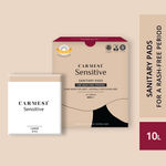 Buy Carmesi Sensitive - Sanitary Pads for Rash-Free Periods (10 Large) - Purplle