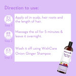 Buy WishCare Red Onion Hair Oil Enriched with Onion Ginger Oil, Argan Oil, Hibiscus Oil Controls Hair Fall & Promotes Growth. - Purplle