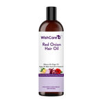 Buy WishCare Red Onion Hair Oil Enriched with Onion Ginger Oil, Argan Oil, Hibiscus Oil Controls Hair Fall & Promotes Growth. - Purplle