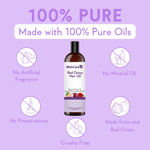 Buy WishCare Red Onion Hair Oil Enriched with Onion Ginger Oil, Argan Oil, Hibiscus Oil Controls Hair Fall & Promotes Growth. - Purplle