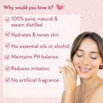 Buy WishCare 100% Pure & Natural Rose Water - Steam Distilled - Kannauj Rose Water- (200 ml) - Purplle