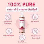Buy WishCare 100% Pure & Natural Rose Water - Steam Distilled - Kannauj Rose Water- (200 ml) - Purplle
