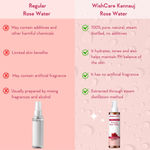 Buy WishCare 100% Pure & Natural Rose Water - Steam Distilled - Kannauj Rose Water- (200ml) - Purplle