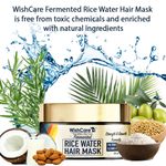 Buy WishCare Fermented Rice Water Hair Mask- Strength & Growth Formula - Free from Sulphates, Silicones & Paraben - For All Hair Types (200 ml) - Purplle
