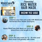 Buy WishCare Fermented Rice Water Hair Mask- Strength & Growth Formula - Free from Sulphates, Silicones & Paraben - For All Hair Types (200 ml) - Purplle
