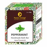 Buy Passion Indulge PAPPERMINT Handmade Bath Bar Soap - 100GM Each ( PACK OF 3 ) - Purplle