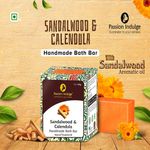 Buy Passion Indulge SANDALWOOD Handmade Bath Bar Soap - 100GM Each ( PACK OF 3 ) - Purplle