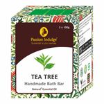 Buy Passion Indulge TEA TREE Handmade Bath Bar Soap - 100GM Each ( PACK OF 3 ) - Purplle