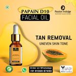 Buy Passion Indulge PAPAIN D10 Facial Oil For Anti-Tan and Uneven skin tone 10ML - Purplle