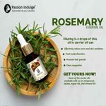 Buy Passion Indulge Rosemary Essential Oil for Refreshing, Acne, Scalp Disorders and Hair Growth - 10ml - Purplle