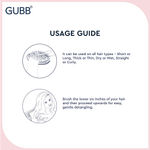 Buy GUBB Tangle Eraser Detangler Hair Brush - Purplle