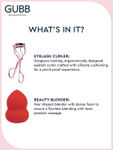 Buy GUBB Beauty Surprise Kit, Makeup Brushes Set with Eyelash Curler & Beauty Blender Combo of 6 - Purplle