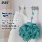 Buy GUBB Luxe Sponge Round Loofah, Bathing Scrubber for Body - Coral - Purplle