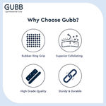 Buy GUBB Pumice Stone with Rubber Grip for Dead Skin Removal Red - Color may vary - Purplle