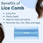 Buy GUBB Lice Comb For Kids, Men & Women Color may very" - Purplle