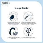 Buy GUBB T+ Tongue Cleaner for Kids & Adults, Tongue Scraper 1s - Grey - Purplle