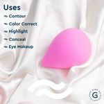 Buy GUBB Beauty Blender Makeup Sponge - Bright Pink 1 Pc - Purplle