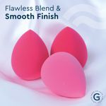 Buy GUBB Beauty Blender Makeup Sponge - Bright Pink 1 Pc - Purplle