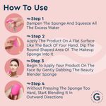 Buy GUBB Beauty Blender Makeup Sponge - Bright Pink 1 Pc - Purplle