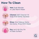 Buy GUBB Beauty Blender Makeup Sponge - Bright Pink 1 Pc - Purplle