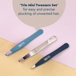 Buy GUBB Trio Mini Tweezer Set (Slant Tip Tweezer, Flat Tip Tweezer & Pointed Tweezer) - Purplle
