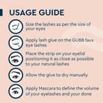 Buy GUBB Faux Eyelashes, False Eyelash Set - Classic - Purplle