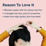 Buy GUBB U Shape Hair Pins For Hair Styling (24 Hair Pins) - Purplle