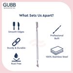 Buy GUBB Nail Pusher & Cuticle Remover, Stainless Steel Manicure Tool - Purplle