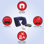Buy GUBB Travel Sleeping Kit (Neck Pillow, Eye Mask & Ear Plug) - Purplle