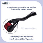 Buy GUBB Derma Roller 0.5mm for Hair Regrowth & Skin Aging, 540 Micro Needles Roller - Red - Purplle