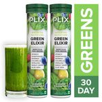 Buy PLIX Life Green Elixir Wholefood Multivitamin for Digestion, Detox & Immunity - Lemon flavour - Buy 2 Get 2 Free - Purplle