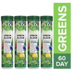 Buy PLIX Life Green Elixir Wholefood Multivitamin for Digestion, Detox & Immunity - Lemon flavour - Buy 2 Get 2 Free - Purplle