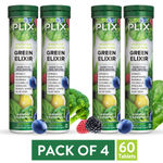 Buy PLIX Life Green Elixir Wholefood Multivitamin for Digestion, Detox & Immunity - Lemon flavour - Buy 2 Get 2 Free - Purplle