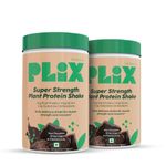 Buy PLIX Strength Post Workout Plant Protein Powder | 2KG Pack Of 1 | Chocolate Flavour | Muscle Growth | Faster Recovery - Purplle