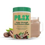 Buy PLIX Strength Post Workout Plant Protein Powder | 1KG Pack Of 1 | Cafe Mocha Flavour | Muscle Growth | Faster Recovery | Better Digestion - Purplle