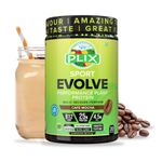 Buy PLIX EVOLVE Performance Plant Protein Powder For Muscle Gain And Recovery | Cafe Mocha 1Kg Pack | Vegan Protein Drink With B12 Vitamin - Purplle