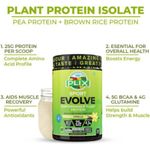 Buy PLIX EVOLVE Performance Plant Protein Powder For Muscle Gain And Recovery | Vanilla Flavour 2Kg | Vegan Protein Drink With B12 Vitamin - Purplle