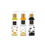 Buy Good Vibes Face Wash Bestseller Combo (Papaya Face Wash 120 ml + Activated Charcoal Face Wash 120 ml + Orange Blossom Face Wash 120 ml) - Purplle