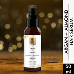 Buy Good Vibes Argan & Almond Nourishing & Moisturizing Hair Serum (50 ml) - Purplle