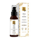 Buy Good Vibes Argan & Almond Nourishing & Moisturizing Hair Serum (50 ml) - Purplle
