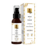 Buy Good Vibes Plus Argan + Rose Hip - Softening + Shine Imparting Hair Serum (50 ml) - Purplle