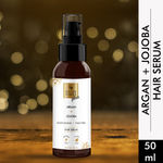 Buy Good Vibes Plus Argan + Jojoba - Moisturizing + Frizz Free Hair Serum (50 ml) - Purplle