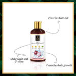 Buy Good Vibes Onion Hairfall Control Shampoo with Keratin, Corn, Wheat Protein & Soy | Strengthening | No Parabens, No Animal Testing (300 ml) - Purplle