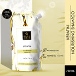 Buy Good Vibes Keratin Nourishing Shampoo Refill Pack (750 ml) - Purplle