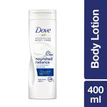 Buy Dove Nourished Radiance Body Lotion, 48hrs Moisturisation , 400ml - Purplle